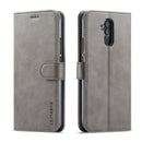 For Huawei Mate 20 Lite / Maimang 7 LC.IMEEKE Calf Texture Horizontal Flip Leather Case, with Holder & Card Slots & Wallet(Grey)