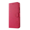 For Huawei P20 LC.IMEEKE Calf Texture Horizontal Flip Leather Case, with Holder & Card Slots & Wallet(Rose Red)