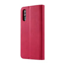 For Huawei P20 LC.IMEEKE Calf Texture Horizontal Flip Leather Case, with Holder & Card Slots & Wallet(Rose Red)