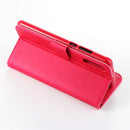 For Huawei P20 LC.IMEEKE Calf Texture Horizontal Flip Leather Case, with Holder & Card Slots & Wallet(Rose Red)