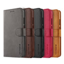 For Huawei P20 LC.IMEEKE Calf Texture Horizontal Flip Leather Case, with Holder & Card Slots & Wallet(Rose Red)