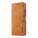 For Huawei P20 LC.IMEEKE Calf Texture Horizontal Flip Leather Case, with Holder & Card Slots & Wallet(Yellow)
