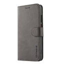 For Huawei P20 LC.IMEEKE Calf Texture Horizontal Flip Leather Case, with Holder & Card Slots & Wallet(Grey)