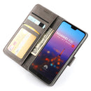 For Huawei P20 LC.IMEEKE Calf Texture Horizontal Flip Leather Case, with Holder & Card Slots & Wallet(Grey)