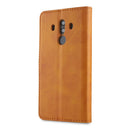 For Huawei Mate 10 Pro LC.IMEEKE Calf Texture Horizontal Flip Leather Case, with Holder & Card Slots & Wallet(Yellow)