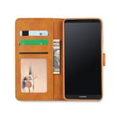 For Huawei Mate 10 Pro LC.IMEEKE Calf Texture Horizontal Flip Leather Case, with Holder & Card Slots & Wallet(Yellow)