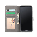 For Huawei Mate 10 Pro LC.IMEEKE Calf Texture Horizontal Flip Leather Case, with Holder & Card Slots & Wallet(Grey)