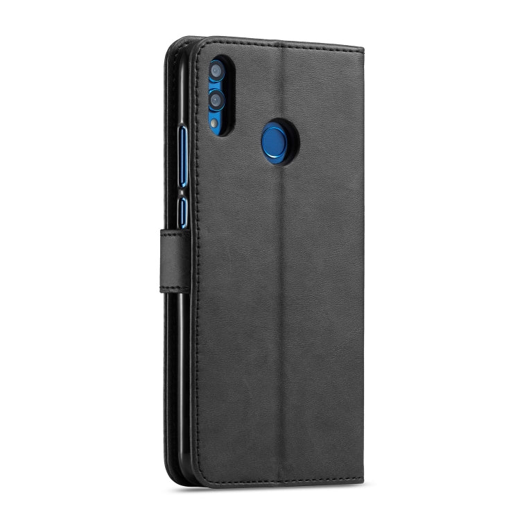 For Huawei Honor 8X LC.IMEEKE Calf Texture Horizontal Flip Leather Case, with Holder & Card Slots & Wallet(Black)