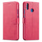 For Huawei Honor 8X LC.IMEEKE Calf Texture Horizontal Flip Leather Case, with Holder & Card Slots & Wallet(Rose Red)