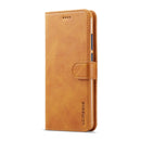 For Huawei Honor 8X LC.IMEEKE Calf Texture Horizontal Flip Leather Case, with Holder & Card Slots & Wallet(Yellow)