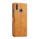 For Huawei Honor 8X LC.IMEEKE Calf Texture Horizontal Flip Leather Case, with Holder & Card Slots & Wallet(Yellow)