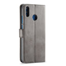 For Huawei Honor 8X LC.IMEEKE Calf Texture Horizontal Flip Leather Case, with Holder & Card Slots & Wallet(Grey)