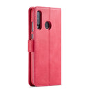 For Huawei P30 Lite / Nova 4e LC.IMEEKE Calf Texture Horizontal Flip Leather Case, with Holder & Card Slots & Wallet(Rose Red)