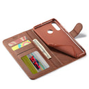 For Huawei P30 Lite / Nova 4e LC.IMEEKE Calf Texture Horizontal Flip Leather Case, with Holder & Card Slots & Wallet(Rose Red)