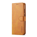 For Huawei P30 Lite / Nova 4e LC.IMEEKE Calf Texture Horizontal Flip Leather Case, with Holder & Card Slots & Wallet(Yellow)