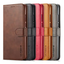 For Huawei P30 Lite / Nova 4e LC.IMEEKE Calf Texture Horizontal Flip Leather Case, with Holder & Card Slots & Wallet(Grey)