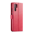 For Huawei P30 Pro LC.IMEEKE Calf Texture Horizontal Flip Leather Case, with Holder & Card Slots & Wallet(Rose Red)
