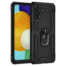 For Samsung Galaxy A13 5G Shockproof TPU + PC Protective Case with 360 Degree Rotating Holder(Black)