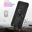 For Samsung Galaxy A13 5G Shockproof TPU + PC Protective Case with 360 Degree Rotating Holder(Black)