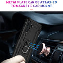 For Samsung Galaxy A13 5G Shockproof TPU + PC Protective Case with 360 Degree Rotating Holder(Black)