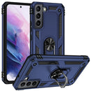 For Samaung Galaxy S22+ 5G Shockproof TPU + PC Protective Case with 360 Degree Rotating Holder(Blue)