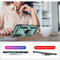 For Samaung Galaxy S22+ 5G Shockproof TPU + PC Protective Case with 360 Degree Rotating Holder(Dark Green)