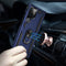 For Samaung Galaxy S22 Ultra 5G Shockproof TPU + PC Protective Case with 360 Degree Rotating Holder(Blue)