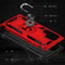 For Samaung Galaxy S22 Ultra 5G Shockproof TPU + PC Protective Case with 360 Degree Rotating Holder(Red)