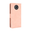 For Nokia G50 5G Skin Feel Calf Pattern Horizontal Flip Leather Case with Holder & Card Slots & Photo Frame(Pink)