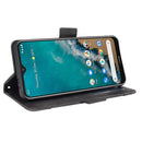 For Nokia G50 5G Skin Feel Calf Pattern Horizontal Flip Leather Case with Holder & Card Slots & Photo Frame(Black)