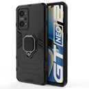 For OPPO Realme GT Neo2 5G Shockproof PC + TPU Protective Case with Magnetic Ring Holder(Black)