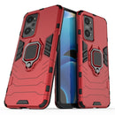 For OPPO Realme GT Neo2 5G Shockproof PC + TPU Protective Case with Magnetic Ring Holder(Red)