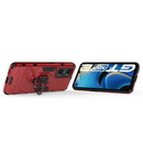 For OPPO Realme GT Neo2 5G Shockproof PC + TPU Protective Case with Magnetic Ring Holder(Red)