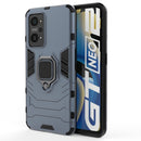 For OPPO Realme GT Neo2 5G Shockproof PC + TPU Protective Case with Magnetic Ring Holder(Navy Blue)