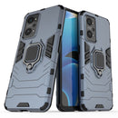 For OPPO Realme GT Neo2 5G Shockproof PC + TPU Protective Case with Magnetic Ring Holder(Navy Blue)