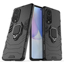 For Huawei nova 9 Shockproof PC + TPU Protective Case with Magnetic Ring Holder(Black)