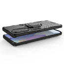 For Huawei nova 9 Shockproof PC + TPU Protective Case with Magnetic Ring Holder(Black)