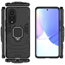 For Huawei nova 9 Shockproof PC + TPU Protective Case with Magnetic Ring Holder(Black)
