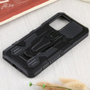 For Xiaomi Redmi 10 Armor Warrior Shockproof PC + TPU Protective Case(Black)