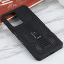 For Xiaomi 11T Vanguard Warrior All Inclusive Double-color Shockproof TPU + PC Protective Case with Holder(Black)