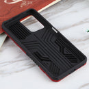 For Xiaomi 11T Vanguard Warrior All Inclusive Double-color Shockproof TPU + PC Protective Case with Holder(Red)