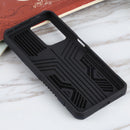 For Xiaomi 11T Vanguard Warrior All Inclusive Double-color Shockproof TPU + PC Protective Case with Holder(Blue)