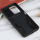 For Xiaomi 11T Vanguard Warrior All Inclusive Double-color Shockproof TPU + PC Protective Case with Holder(Gold)