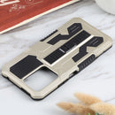 For Xiaomi 11T Vanguard Warrior All Inclusive Double-color Shockproof TPU + PC Protective Case with Holder(Gold)