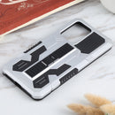 For Xiaomi 11T Vanguard Warrior All Inclusive Double-color Shockproof TPU + PC Protective Case with Holder(Silver)