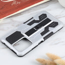 For Xiaomi 11T Vanguard Warrior All Inclusive Double-color Shockproof TPU + PC Protective Case with Holder(Silver)