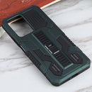For Xiaomi 11T Vanguard Warrior All Inclusive Double-color Shockproof TPU + PC Protective Case with Holder(Green)