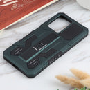 For Xiaomi 11T Vanguard Warrior All Inclusive Double-color Shockproof TPU + PC Protective Case with Holder(Green)