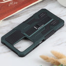 For Xiaomi 11T Vanguard Warrior All Inclusive Double-color Shockproof TPU + PC Protective Case with Holder(Green)