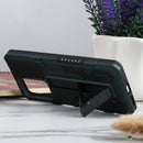 For Xiaomi 11T Vanguard Warrior All Inclusive Double-color Shockproof TPU + PC Protective Case with Holder(Green)